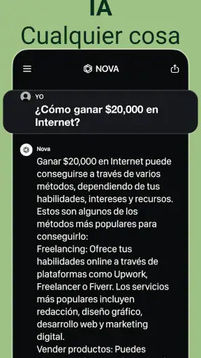 Chatbot IA Español - Nova screenshot