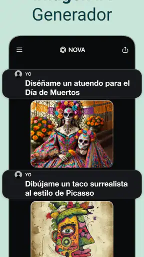 Chatbot IA Español - Nova screenshot