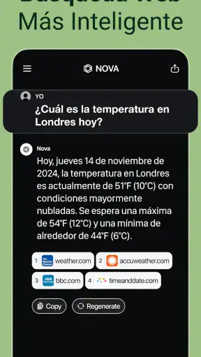 Chatbot IA Español - Nova screenshot