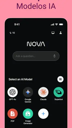 Chatbot IA Español - Nova screenshot