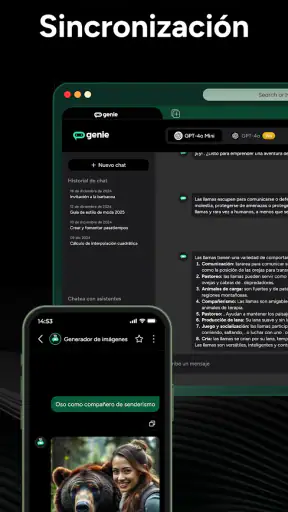 ChatGPT powered IA - Genie AI screenshot