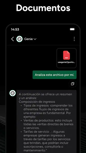 ChatGPT powered IA - Genie AI screenshot