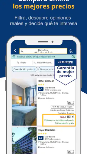 CHECK24 España screenshot