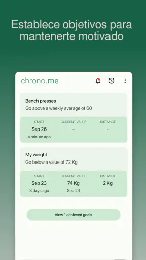 chrono.me - Rastrea tu vida screenshot