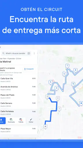 Circuit Planificador de rutas screenshot