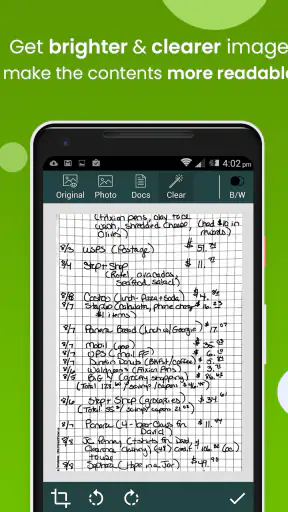 Clear Scan - PDF Scanner App screenshot