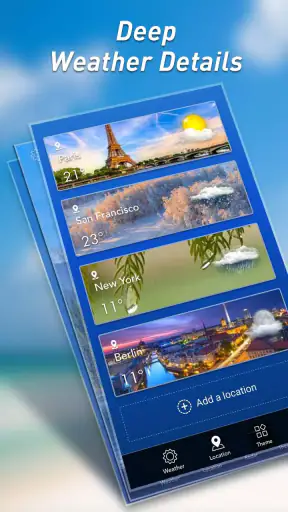 Clima local - Widget screenshot
