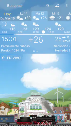 Clima preciso YoWindow screenshot