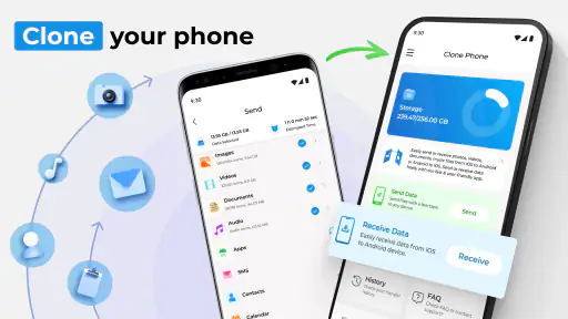 Clon Móvil: Copiar Datos screenshot