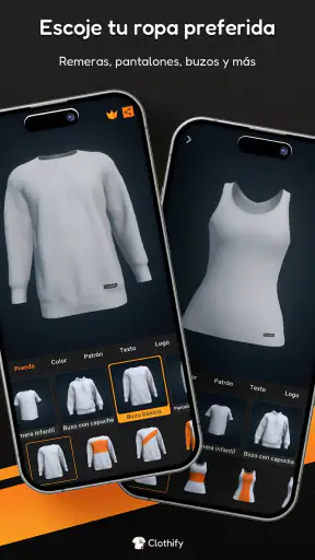 Clothify - Diseña ropa en 3D screenshot