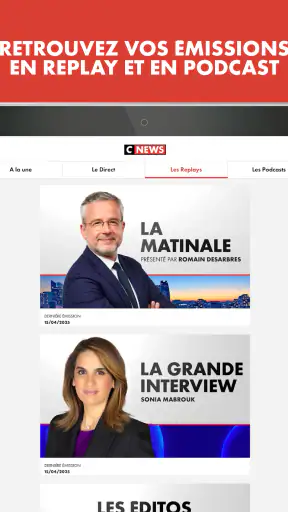 CNEWS - Toute l'Actu en direct screenshot