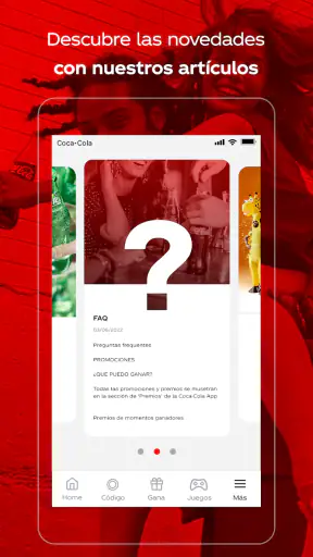 Coca-Cola: Juegos y Premios screenshot