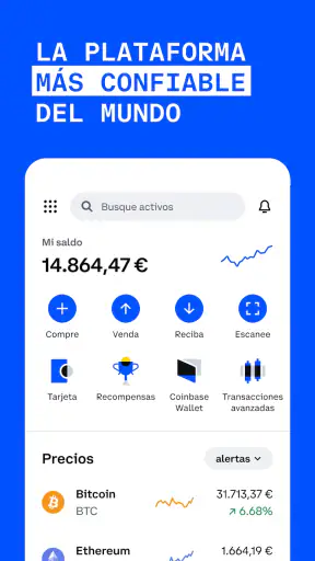 Coinbase: Compra Bitcoin & ETH screenshot