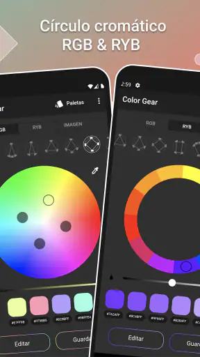 Color Gear: Paleta de Colores screenshot