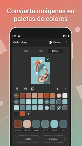Color Gear: Paleta de Colores screenshot