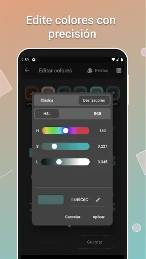 Color Gear: Paleta de Colores screenshot