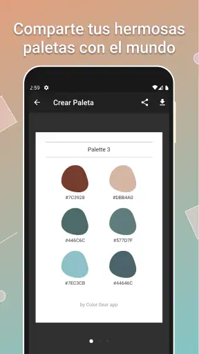 Color Gear: Paleta de Colores screenshot