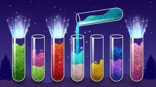 ¡Color Water Sort Wood Puzzle screenshot
