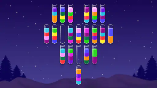 ¡Color Water Sort Wood Puzzle screenshot