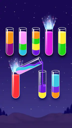 ¡Color Water Sort Wood Puzzle screenshot