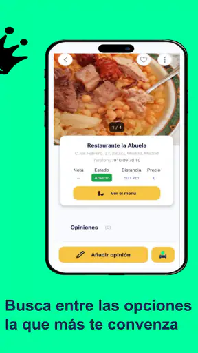 Comer Menú del Día screenshot
