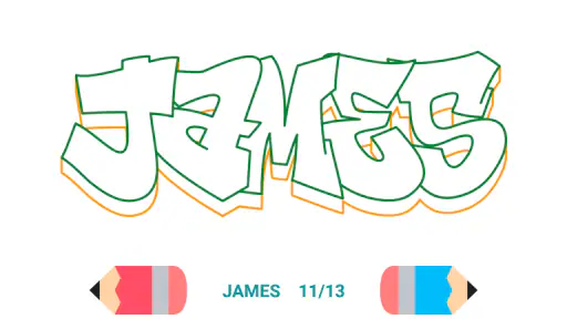 Cómo Dibujar Graffitis Nombre screenshot