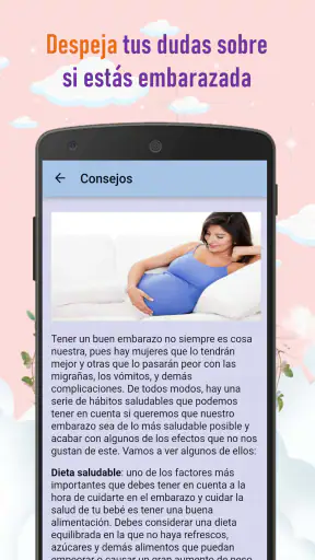 Como saber si estás embarazada screenshot