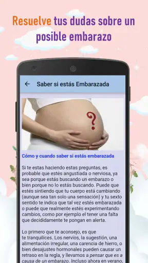 Como saber si estás embarazada screenshot