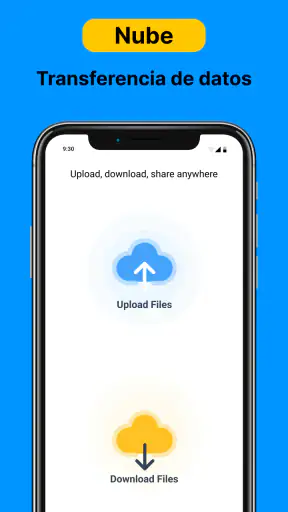 Compartir archivos de datos screenshot