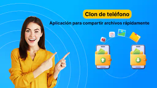 Compartir archivos de datos screenshot