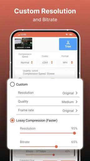 Compresor video - Comprimir screenshot