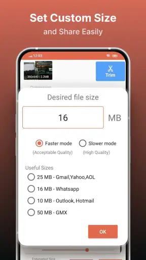 Compresor video - Comprimir screenshot