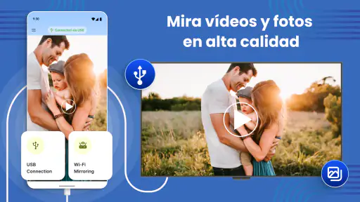 Conector USB - Conectar a TV screenshot