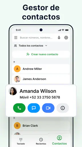Contactos: Llamada telefónica screenshot