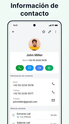 Contactos: Llamada telefónica screenshot