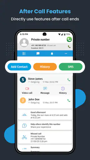 Contacts screenshot