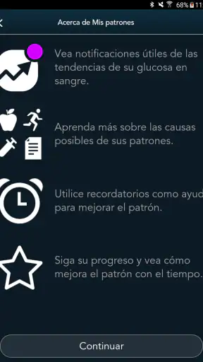 CONTOUR DIABETES app (ES) screenshot