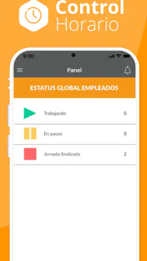 Control horario screenshot
