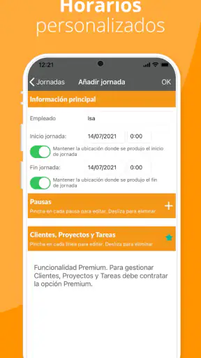 Control horario screenshot