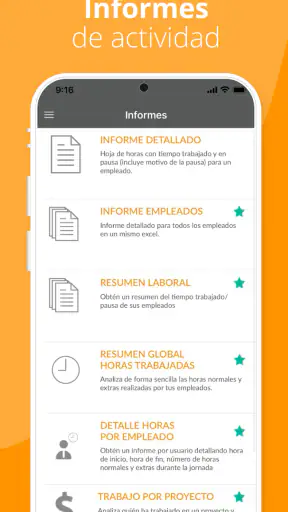 Control horario screenshot