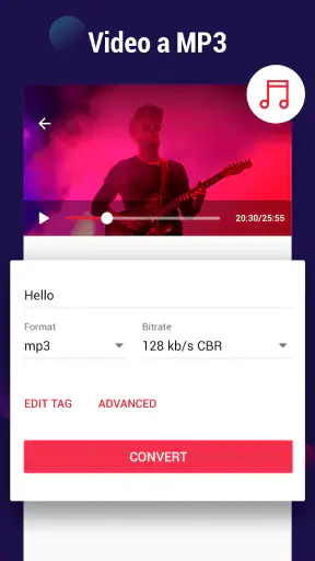 Convertidor MP3 - Mp4 to MP3 screenshot