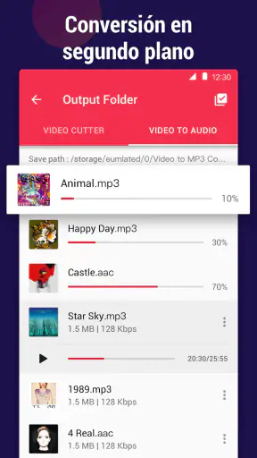 Convertidor MP3 - Mp4 to MP3 screenshot