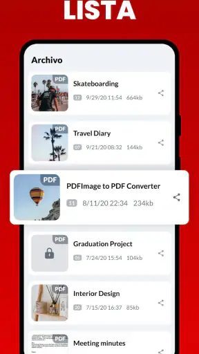 Convertidor PDF - Foto a PDF screenshot