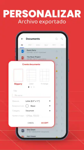 Convertir imagen a PDF screenshot