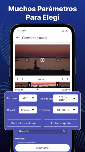 Convertir vídeo a MP3 screenshot