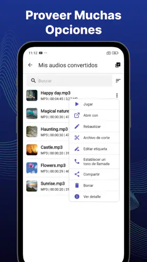 Convertir vídeo a MP3 screenshot