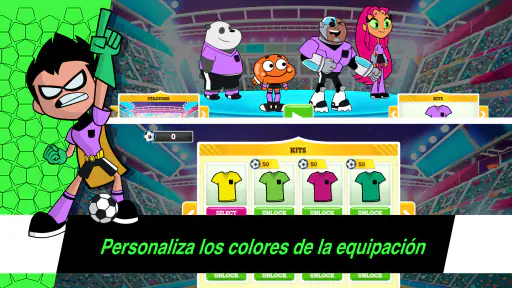 Copa Toon-Juego de fútbol screenshot