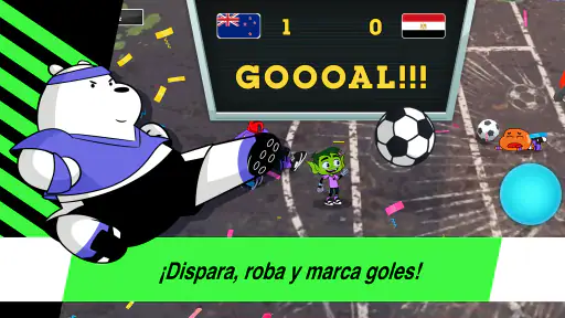 Copa Toon-Juego de fútbol screenshot