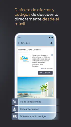 corporate benefits ES screenshot