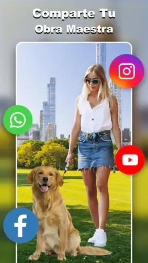Cortar y Pegar Foto Editor IA screenshot